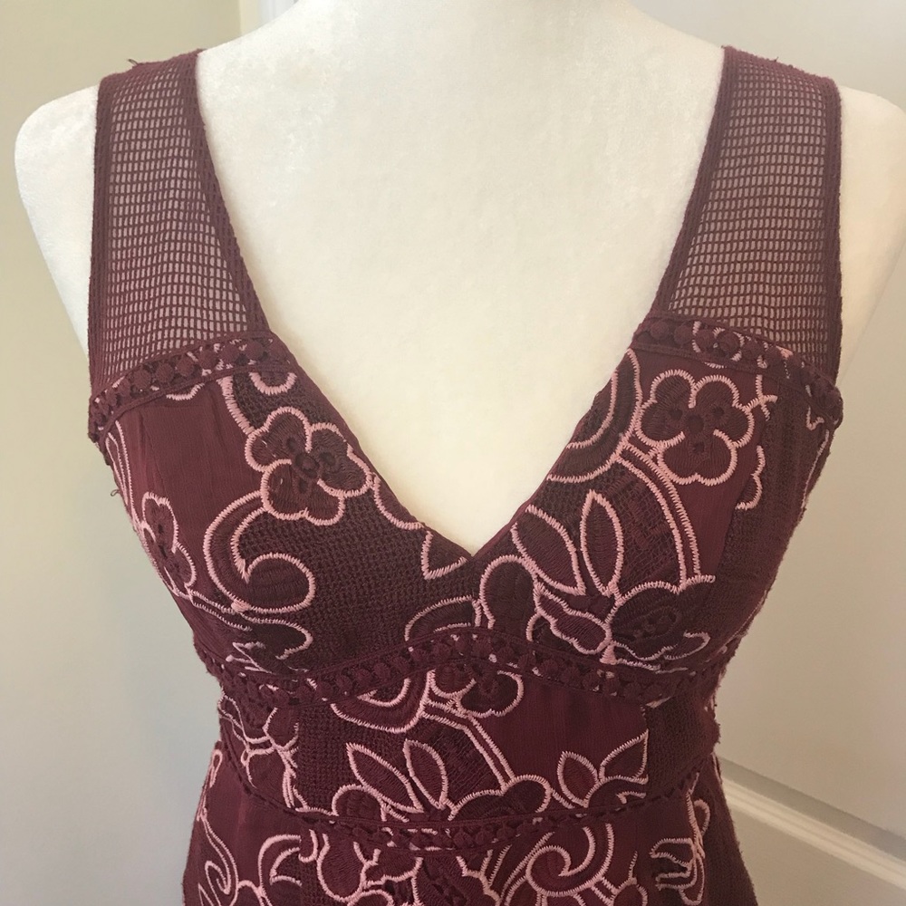 NWT Anthropologie Ariana Lace Column Dress Size 0 - Picture 5 of 7